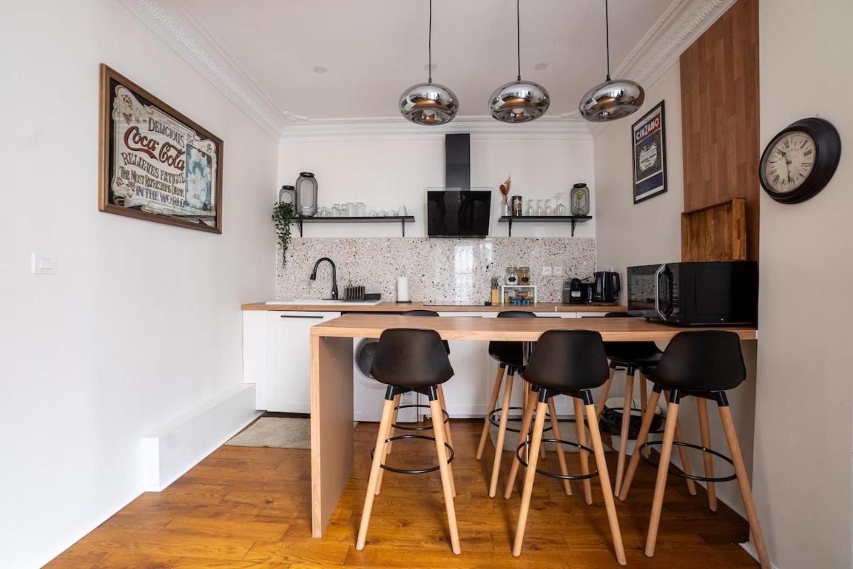 Appartement 2 Etages Paris - Metro 9 Grands Boulevards - Folies Bergeres Bagian luar foto
