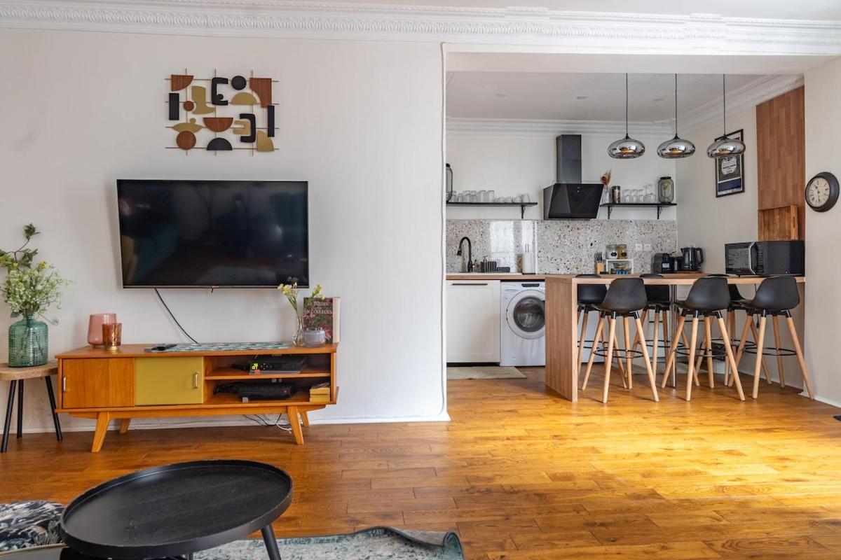 Appartement 2 Etages Paris - Metro 9 Grands Boulevards - Folies Bergeres Bagian luar foto
